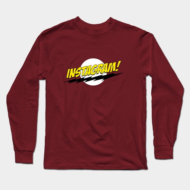 Instagram! Long Sleeve T-Shirt by bazinga